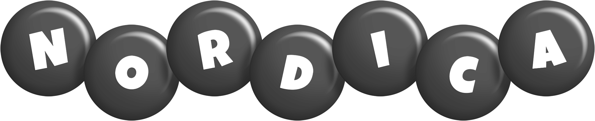 Nordica candy-black logo