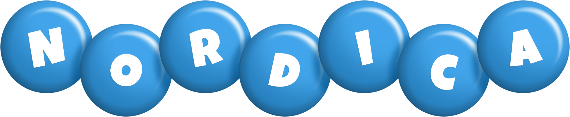 Nordica candy-blue logo