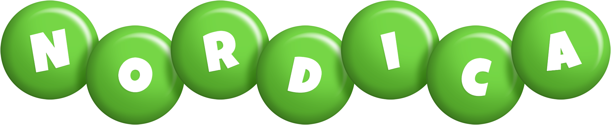 Nordica candy-green logo