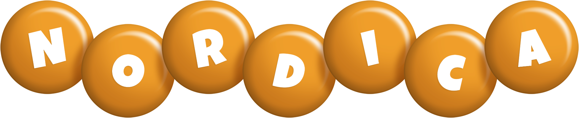 Nordica candy-orange logo