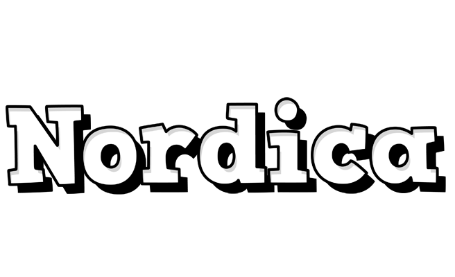 Nordica snowing logo