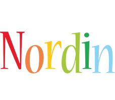 Nordin birthday logo