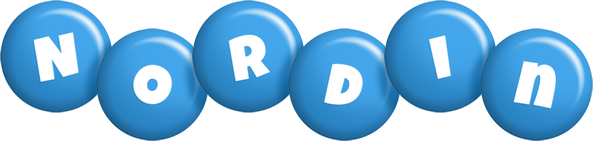 Nordin candy-blue logo