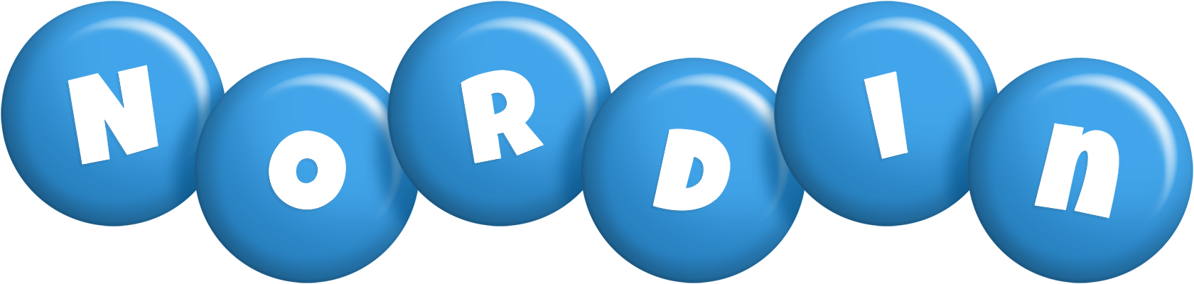 Nordin candy-blue logo