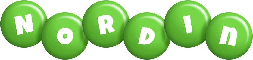 Nordin candy-green logo