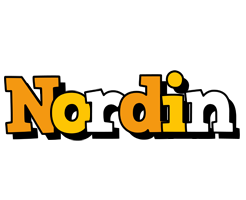 Nordin cartoon logo