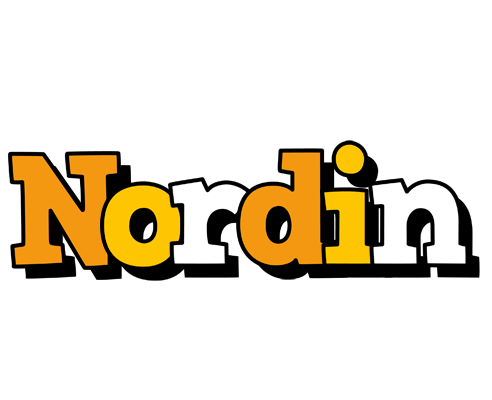 Nordin cartoon logo