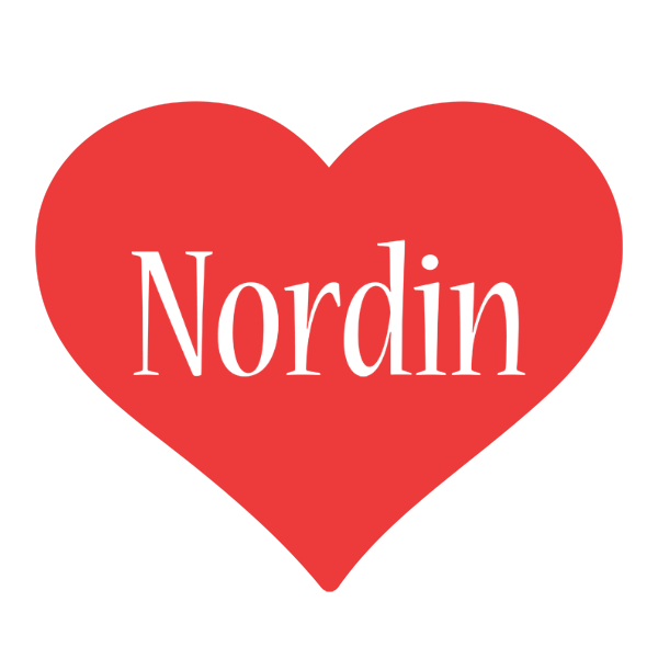 Nordin love logo