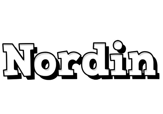 Nordin snowing logo