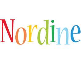 Nordine birthday logo