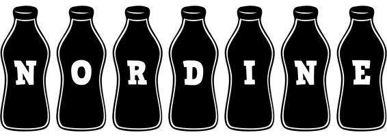 Nordine bottle logo