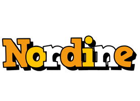 Nordine cartoon logo