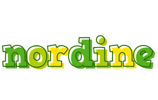 Nordine juice logo