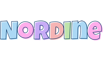 Nordine pastel logo