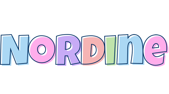 Nordine pastel logo