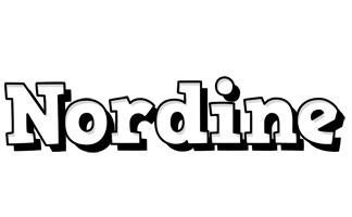 Nordine snowing logo