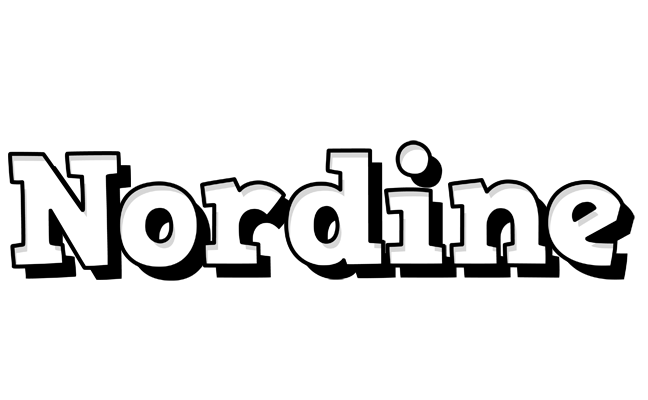 Nordine snowing logo