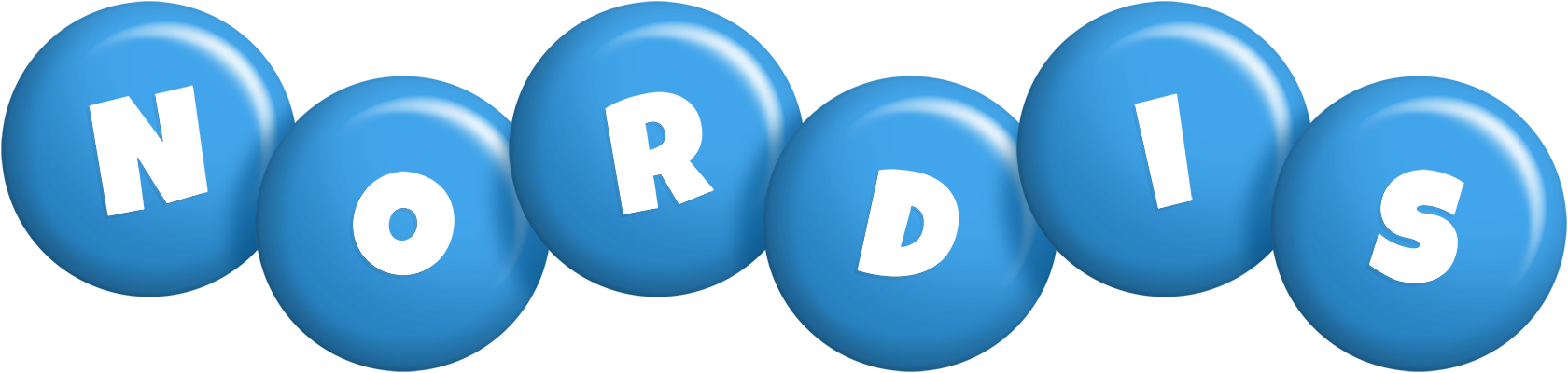 Nordis candy-blue logo