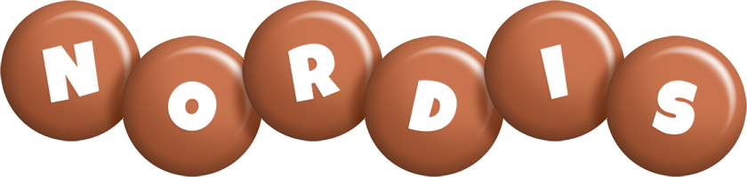 Nordis candy-brown logo