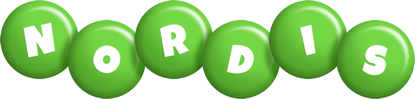 Nordis candy-green logo