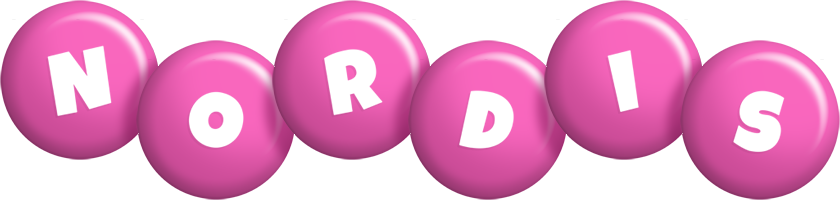 Nordis candy-pink logo