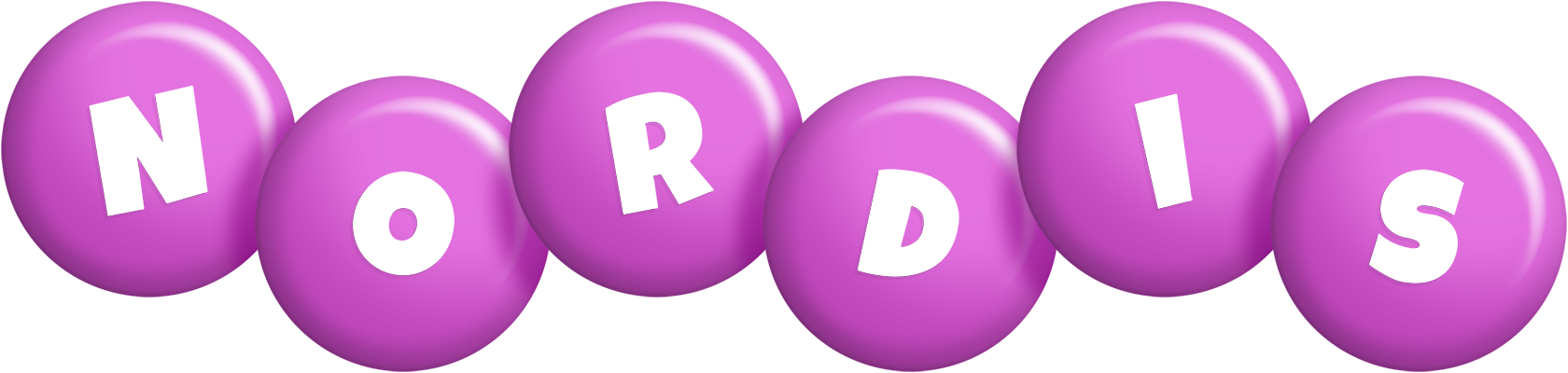 Nordis candy-purple logo