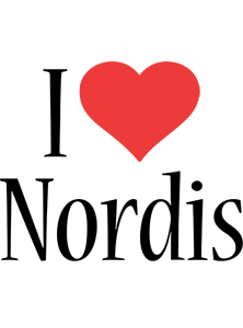 Nordis i-love logo