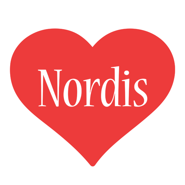 Nordis love logo