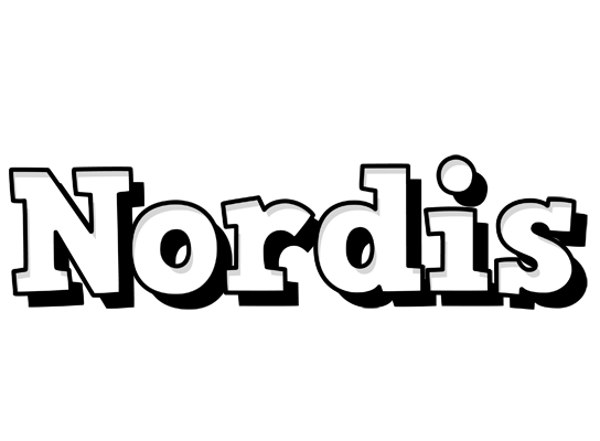Nordis snowing logo