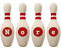 Nore bowling-pin logo