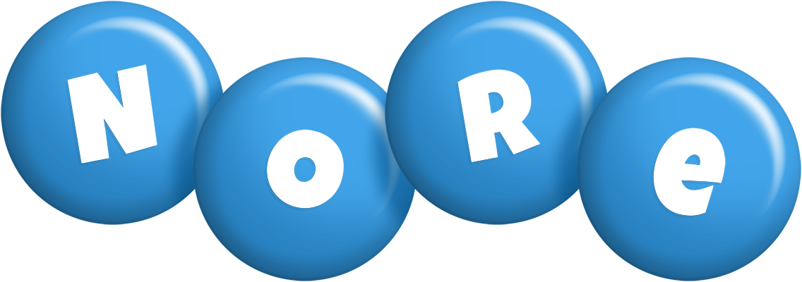 Nore candy-blue logo