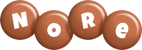 Nore candy-brown logo