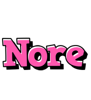 Nore girlish logo