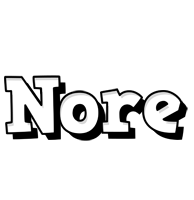 Nore snowing logo