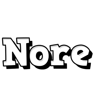 Nore snowing logo