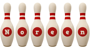 Noreen bowling-pin logo