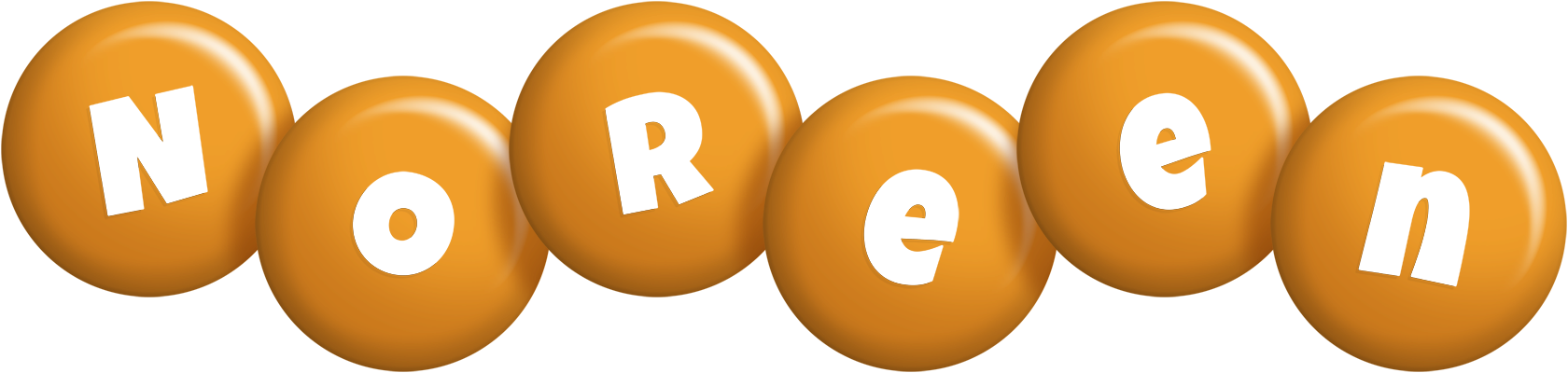 Noreen candy-orange logo