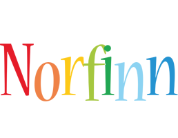 Norfinn birthday logo