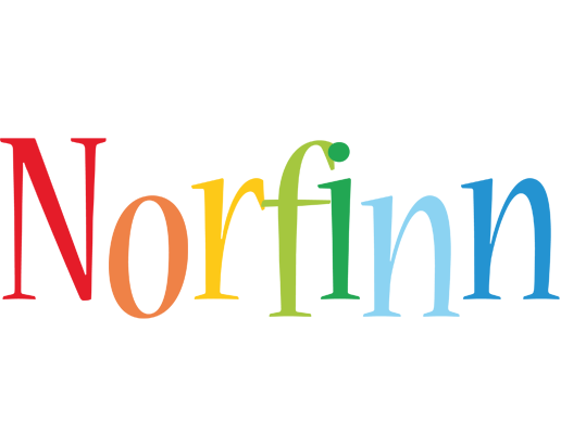 Norfinn birthday logo