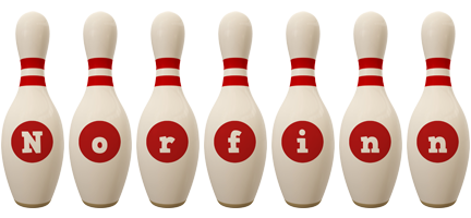 Norfinn bowling-pin logo