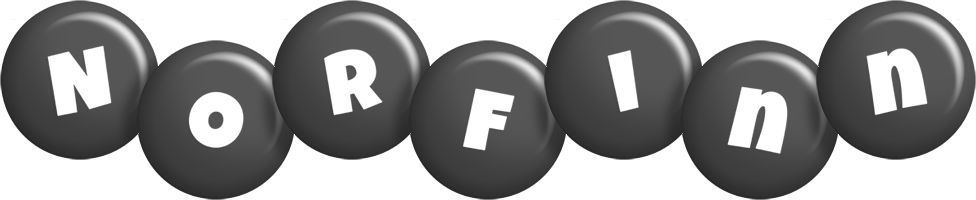 Norfinn candy-black logo