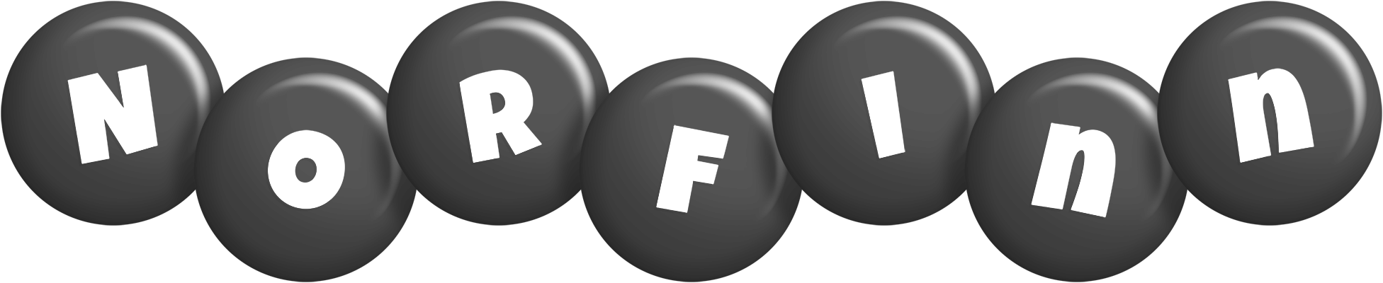 Norfinn candy-black logo