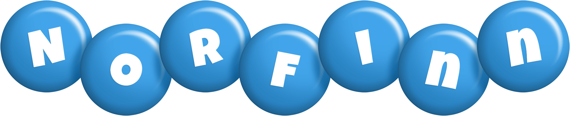 Norfinn candy-blue logo