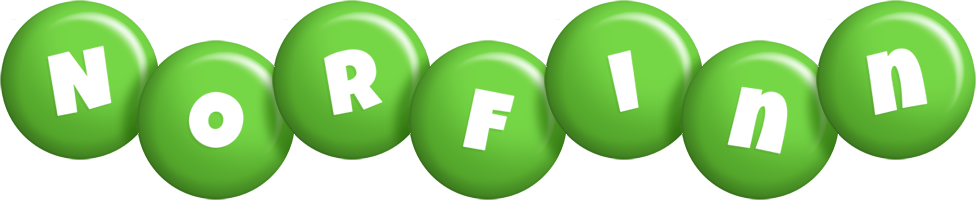 Norfinn candy-green logo