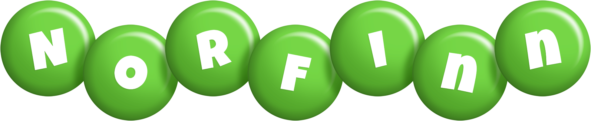 Norfinn candy-green logo