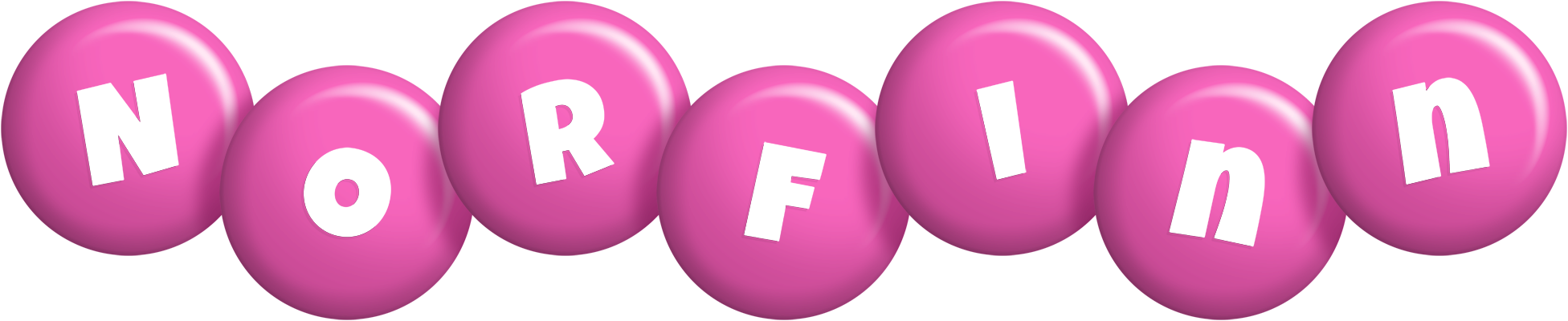 Norfinn candy-pink logo