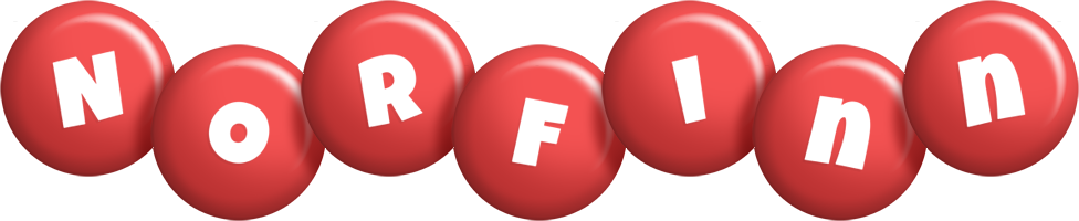 Norfinn candy-red logo