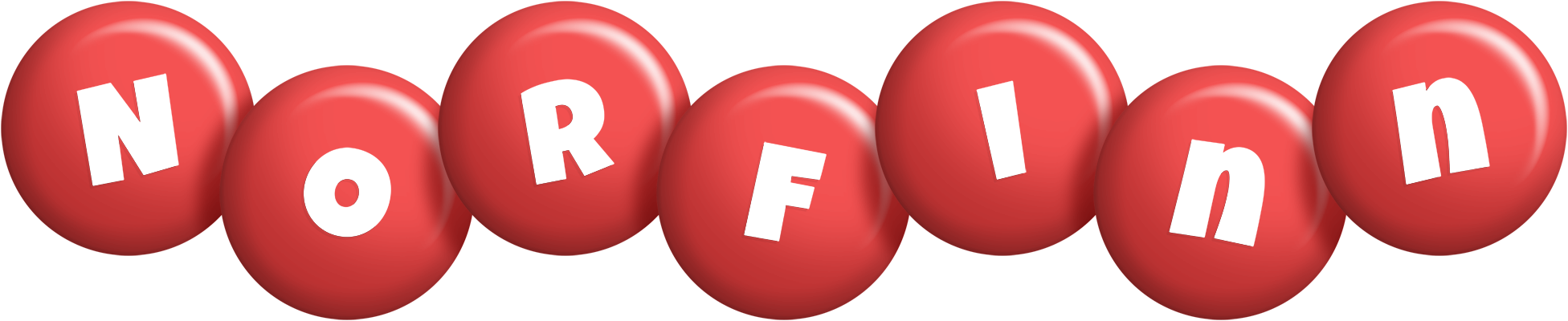 Norfinn candy-red logo