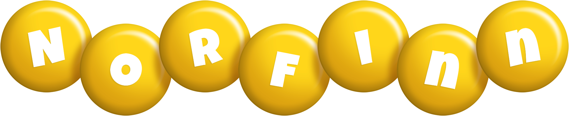 Norfinn candy-yellow logo