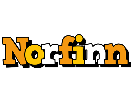 Norfinn cartoon logo